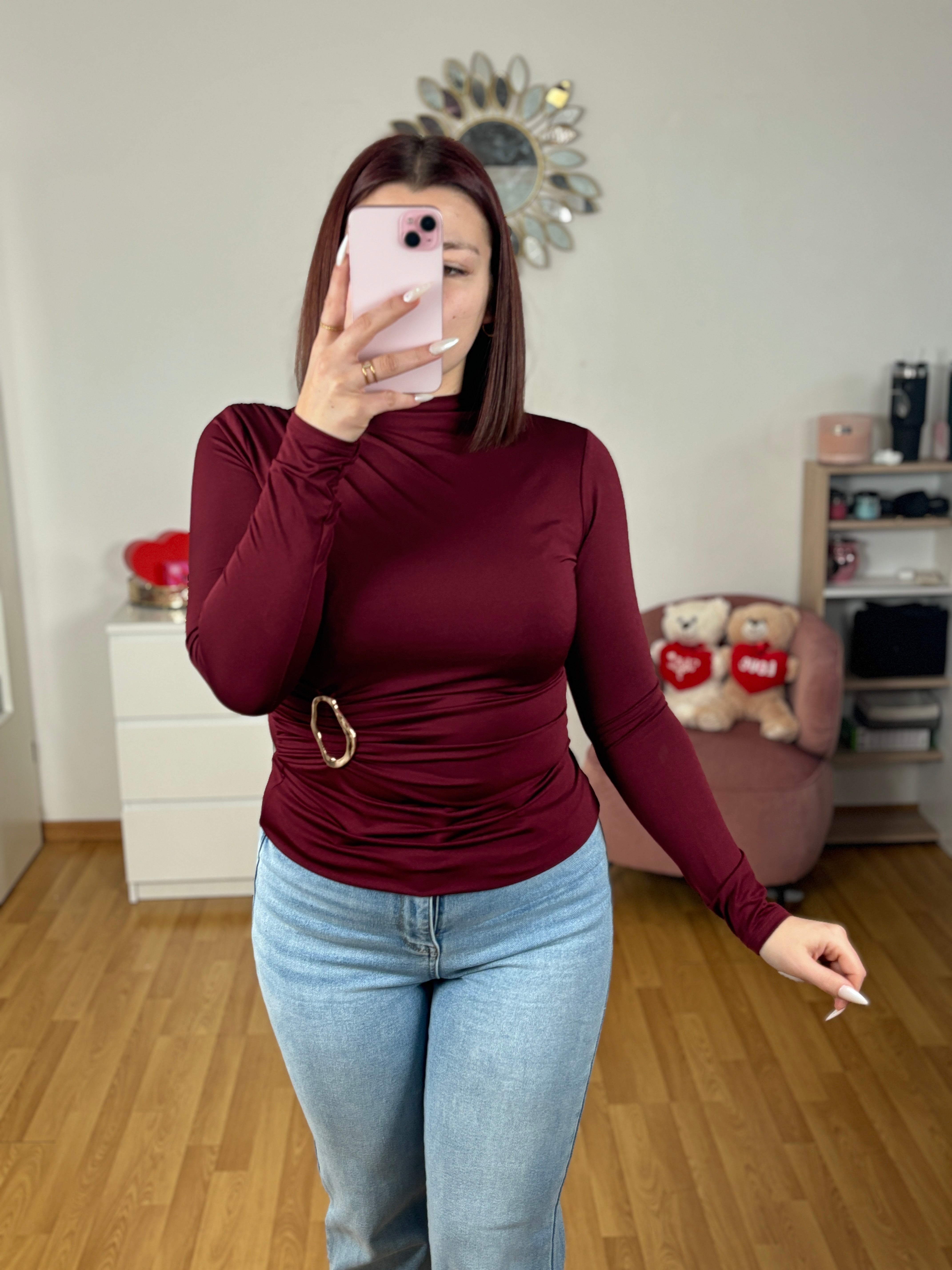 TOP BIJOUX LENA BORDEAUX