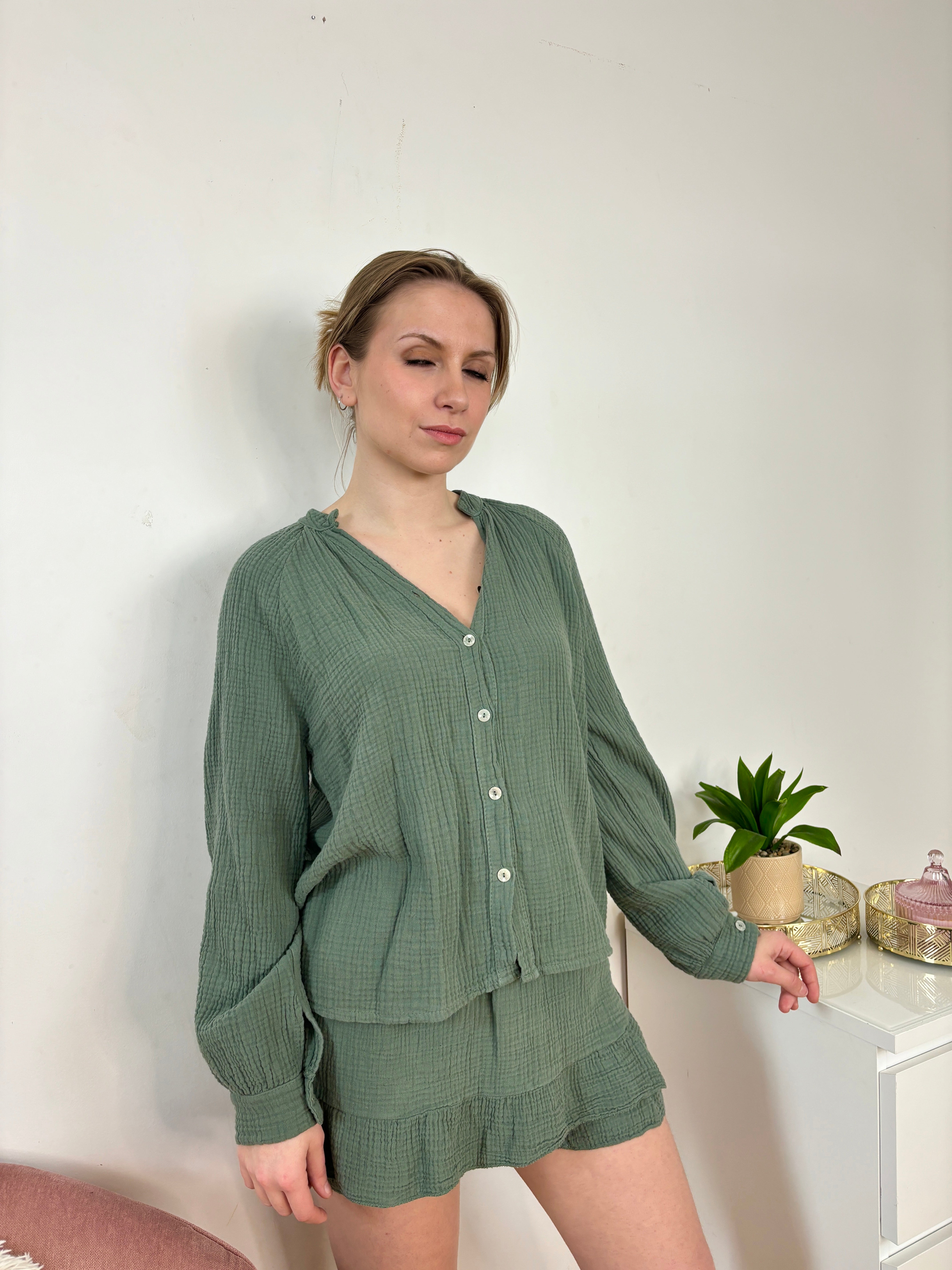 CHEMISE NADÈGE KAKI