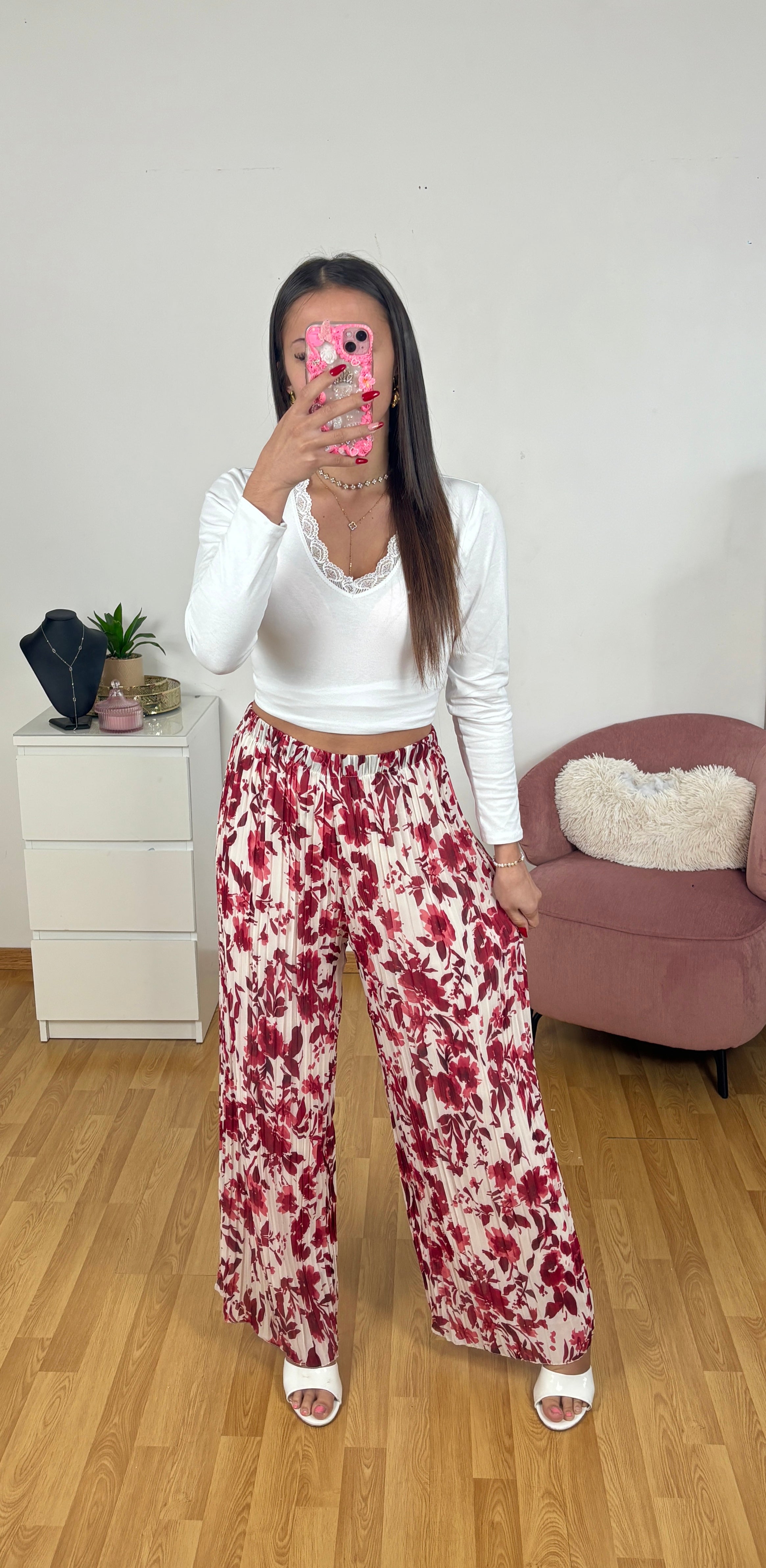 PANTALON PLISSÉ ALEXIA