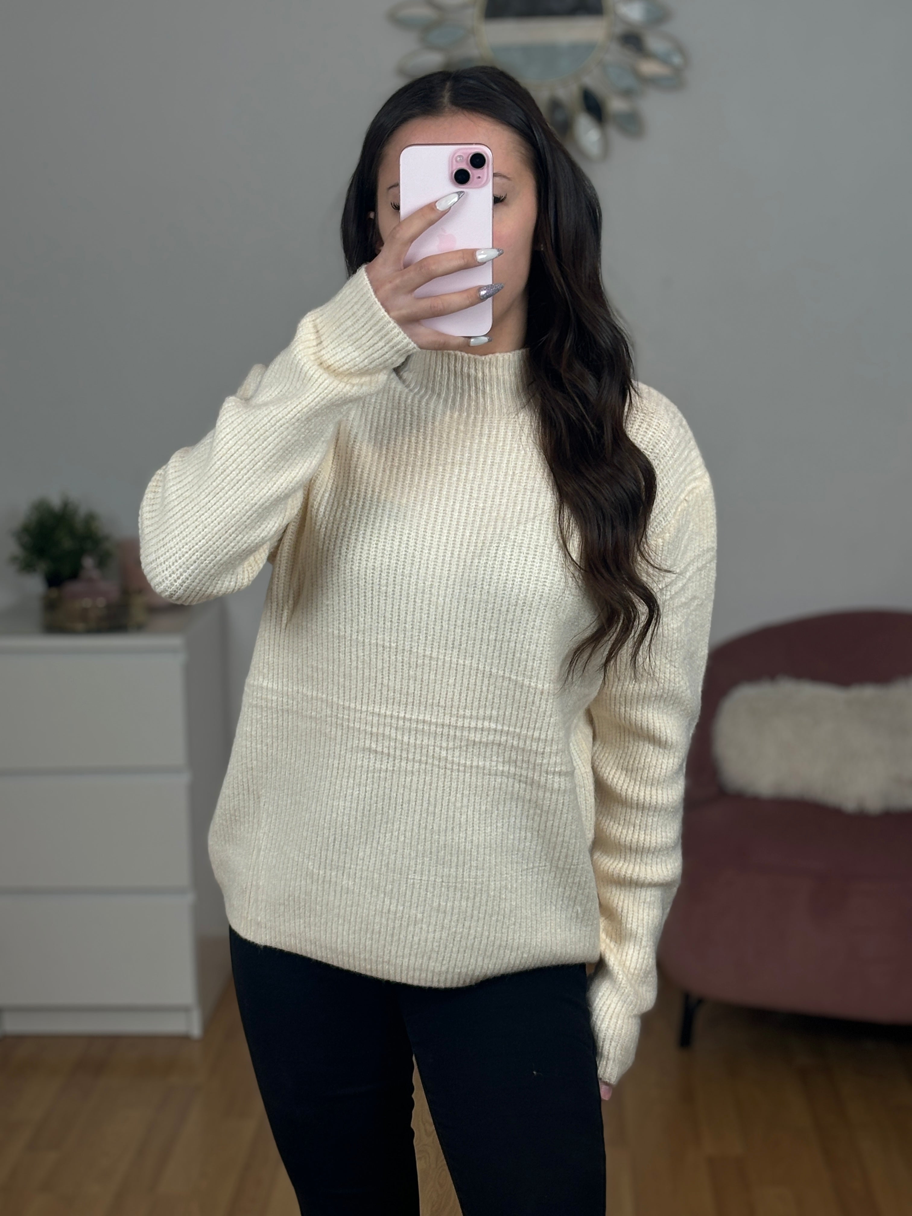 PULL JUSTINE ÉCRU