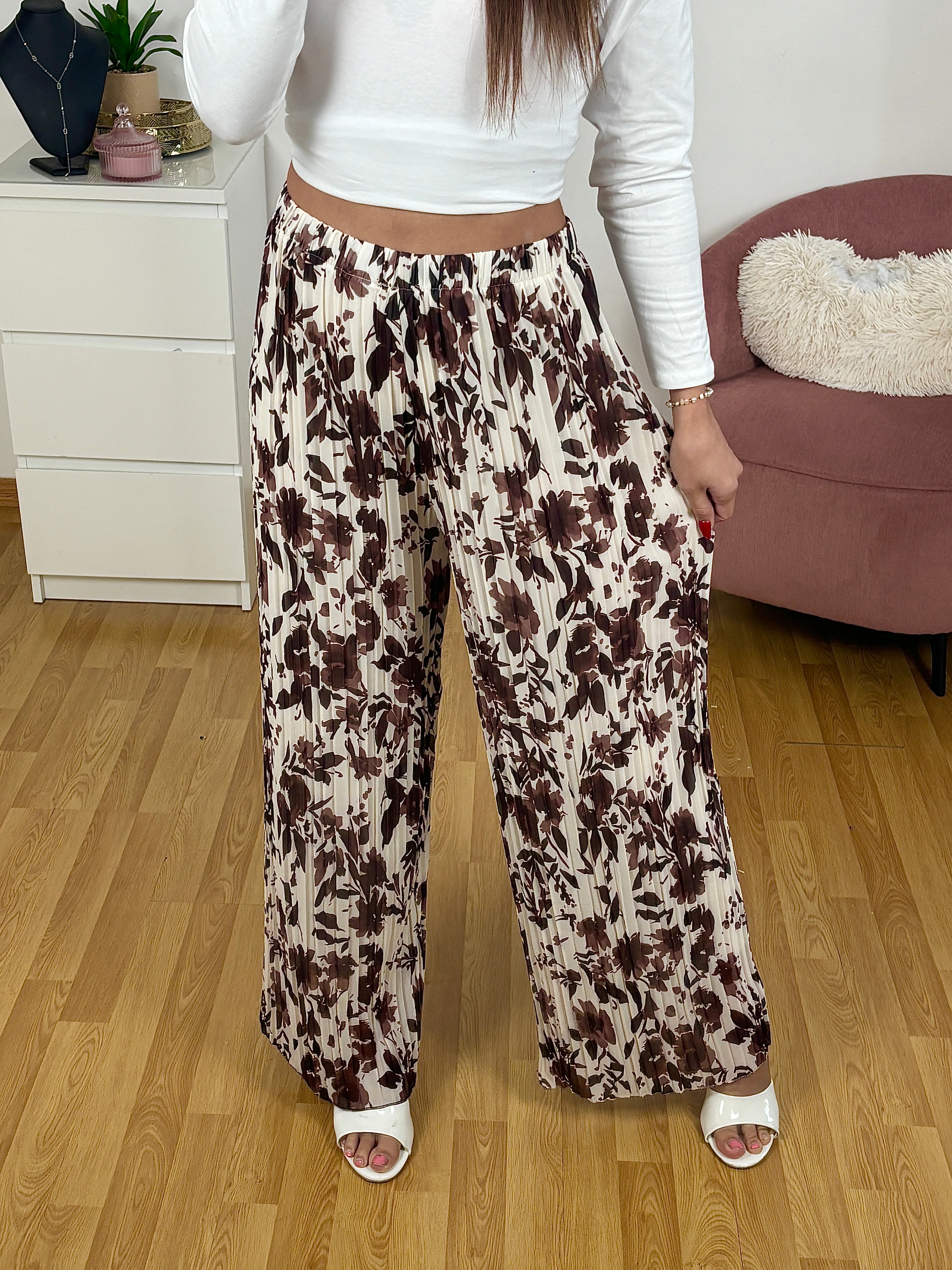 PANTALON PLISSÉ ALEXIA