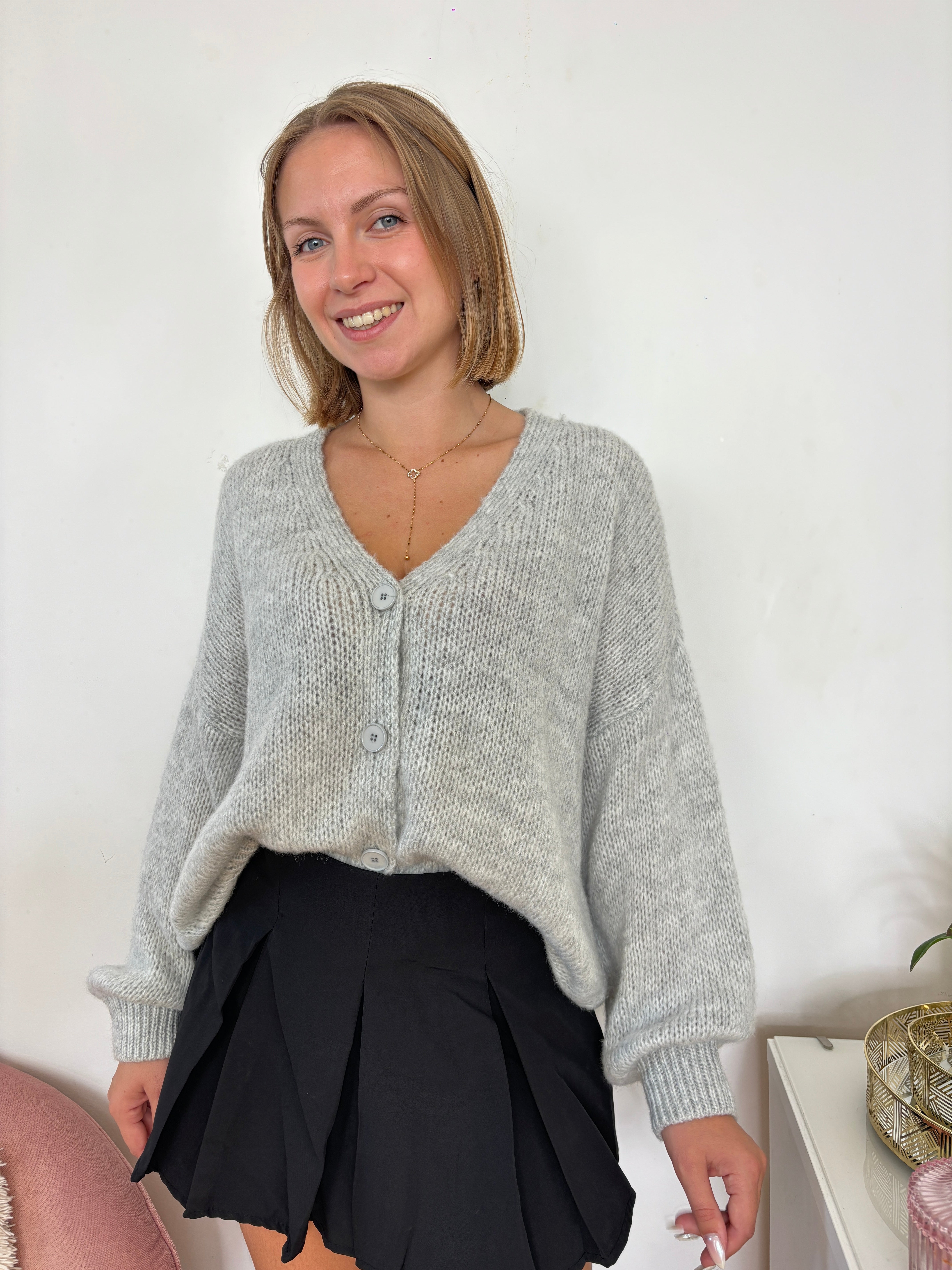 GILET MAILLE DOUX