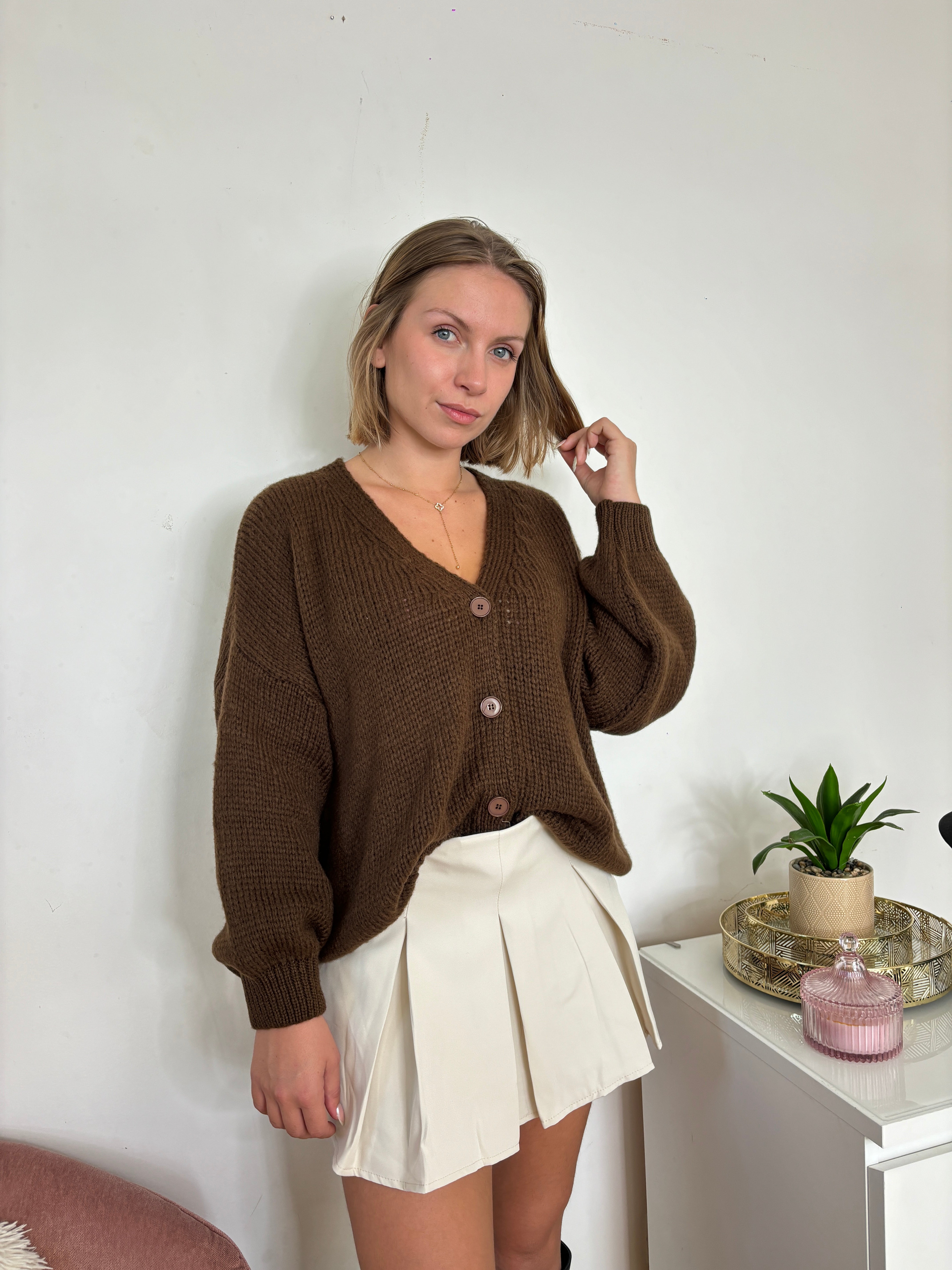 GILET MAILLE DOUX