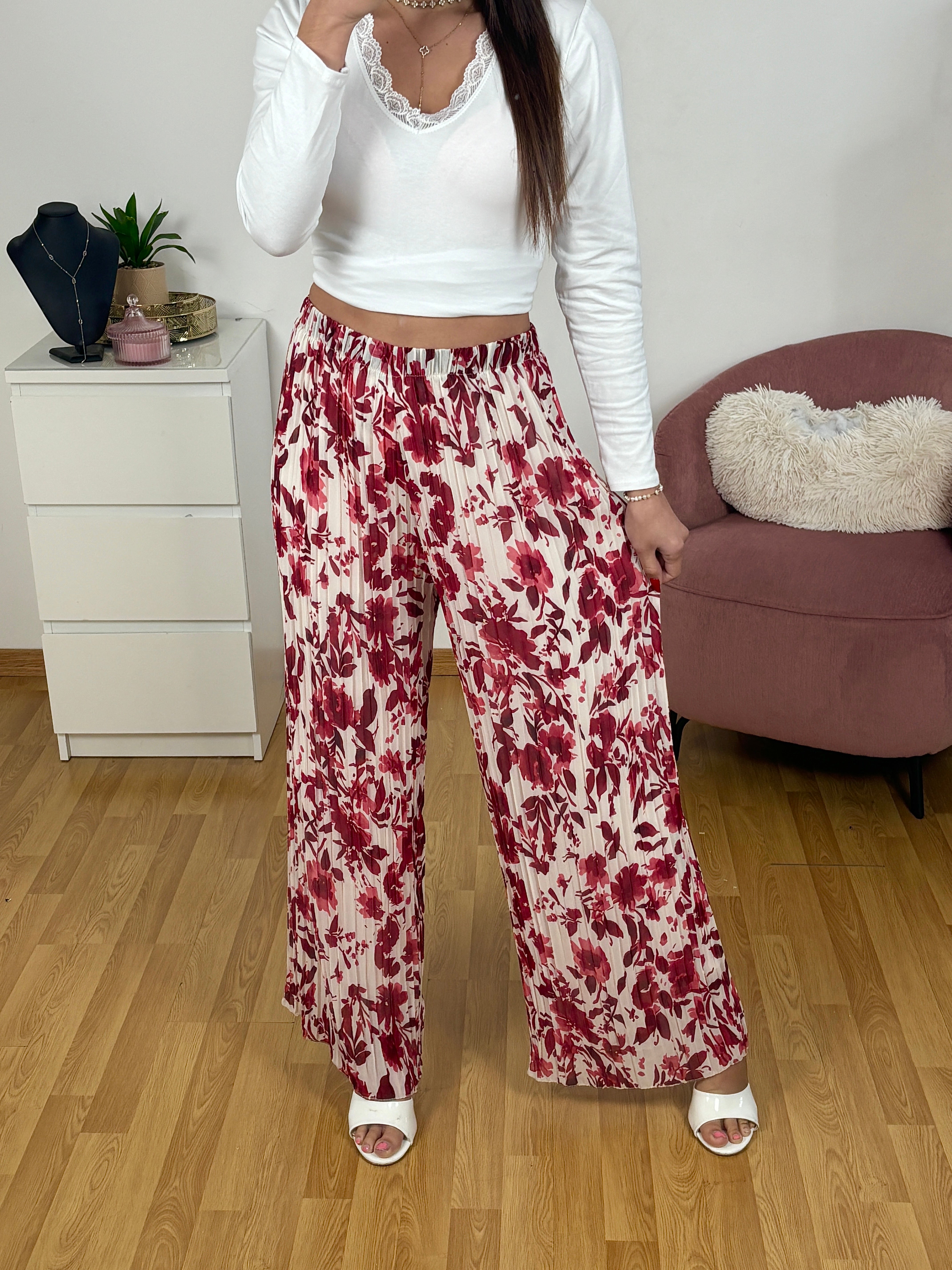 PANTALON PLISSÉ ALEXIA