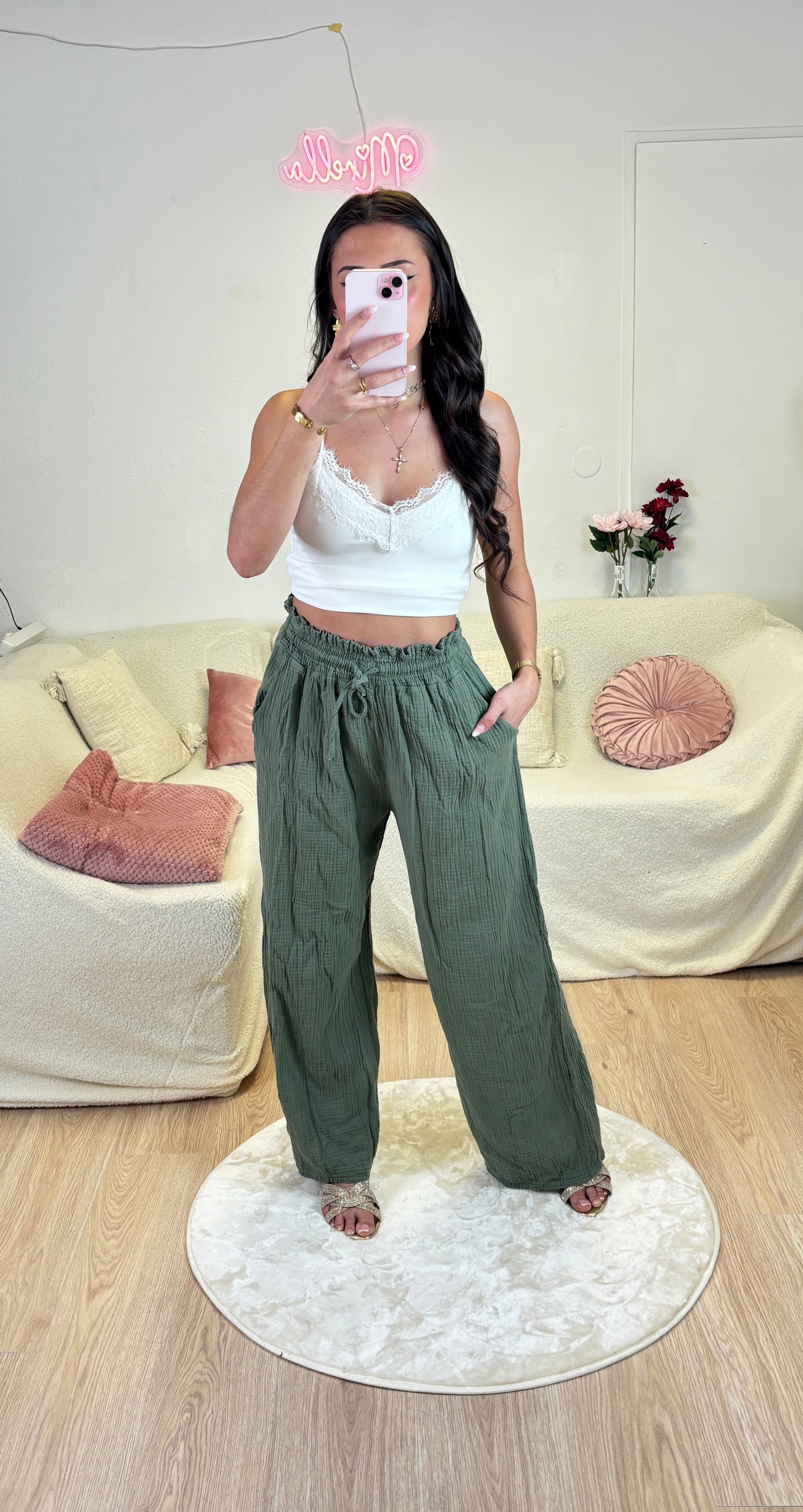 PANTALON GAZ DE COTON