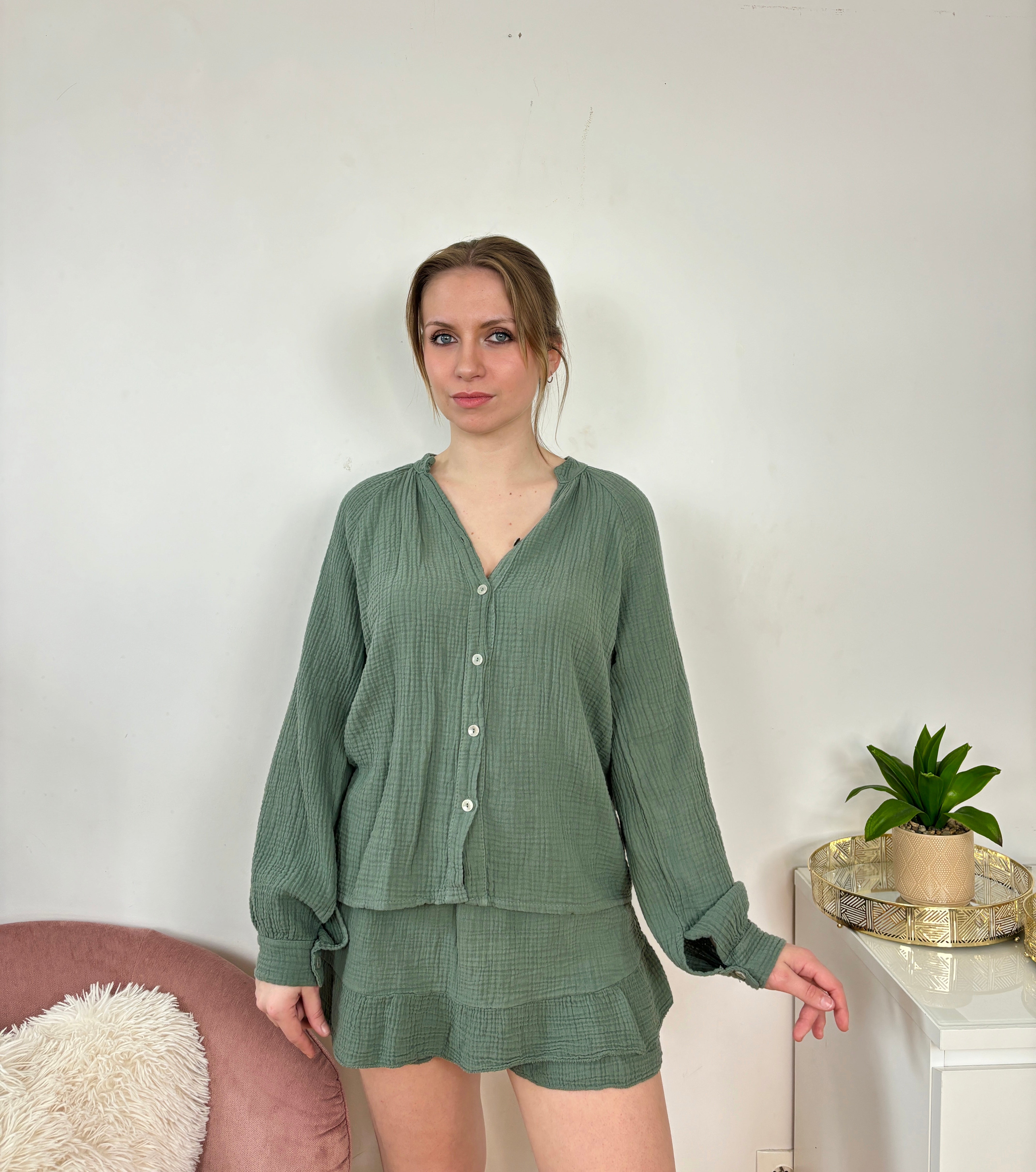 CHEMISE NADÈGE KAKI