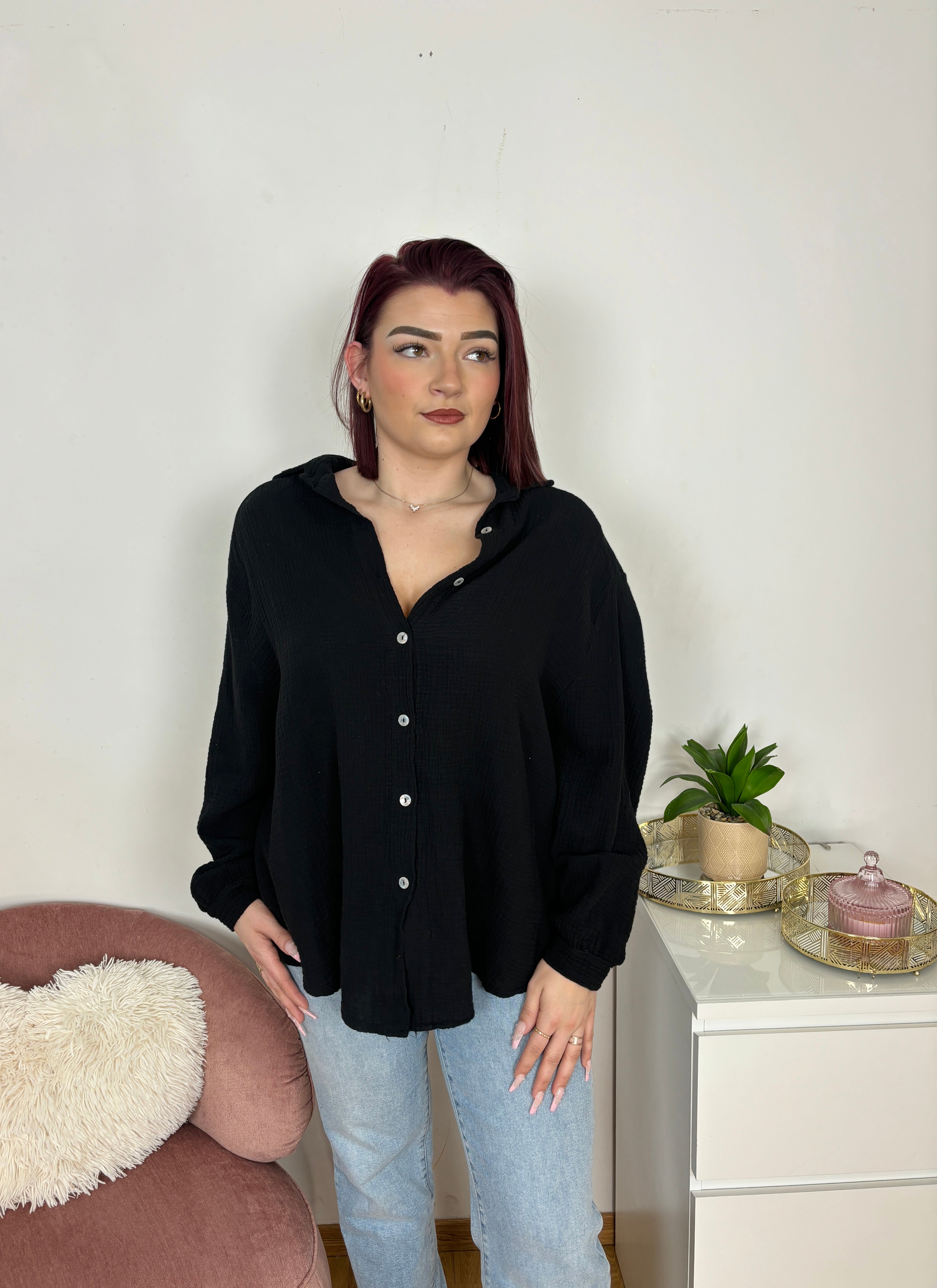 CHEMISE ALICIA NOIR