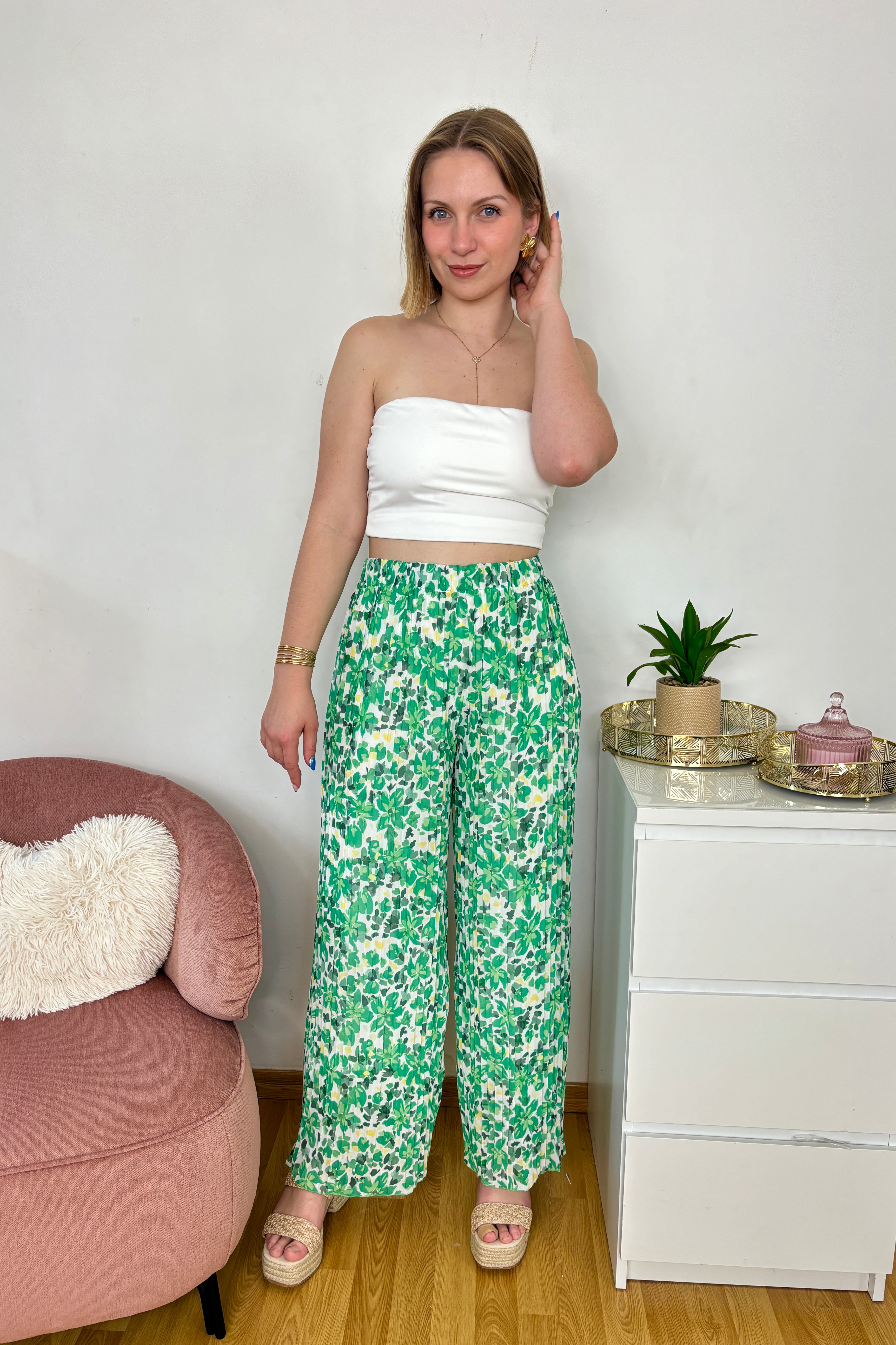 PANTALON PLISSÉ AMÉLIE