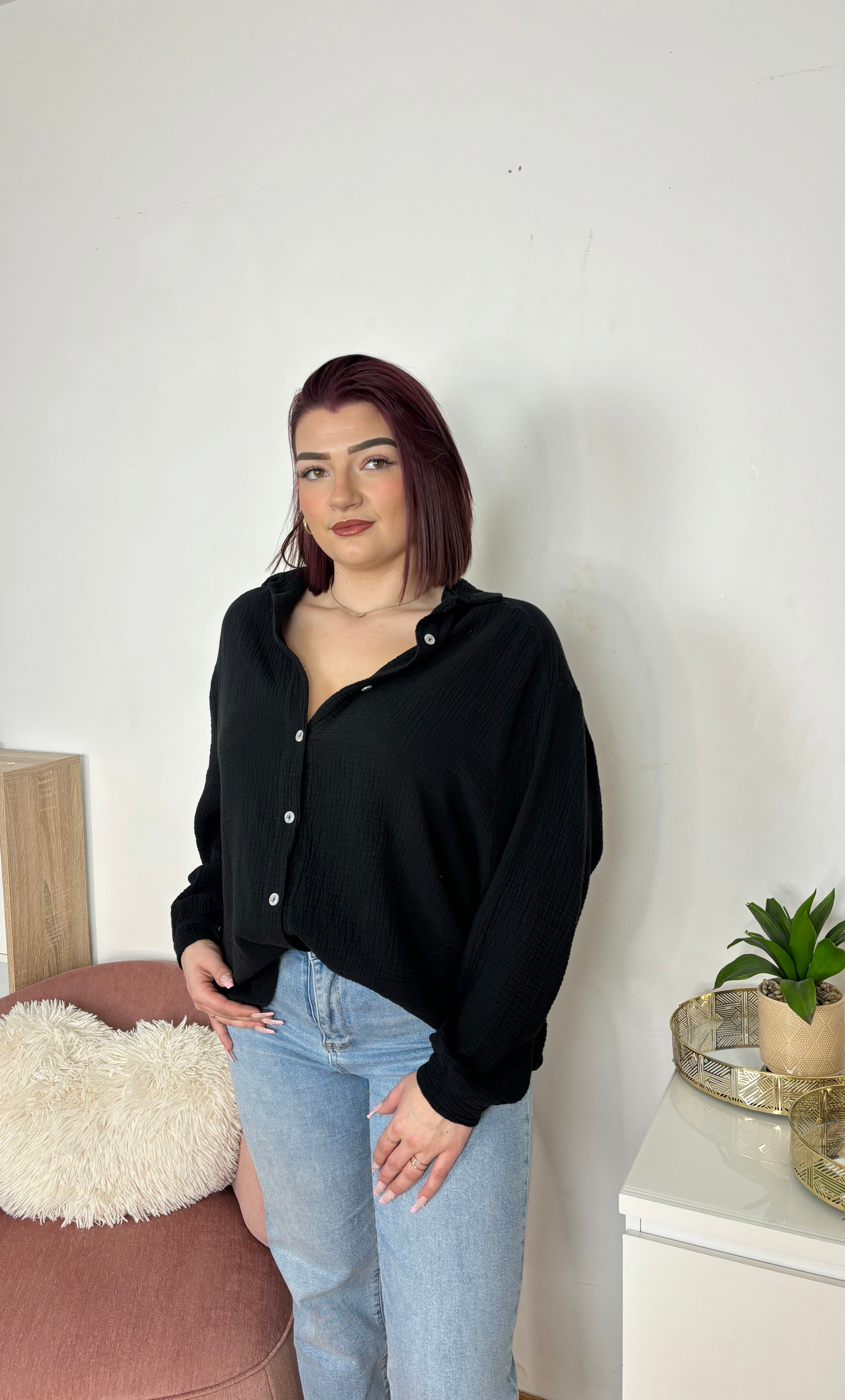 CHEMISE ALICIA NOIR
