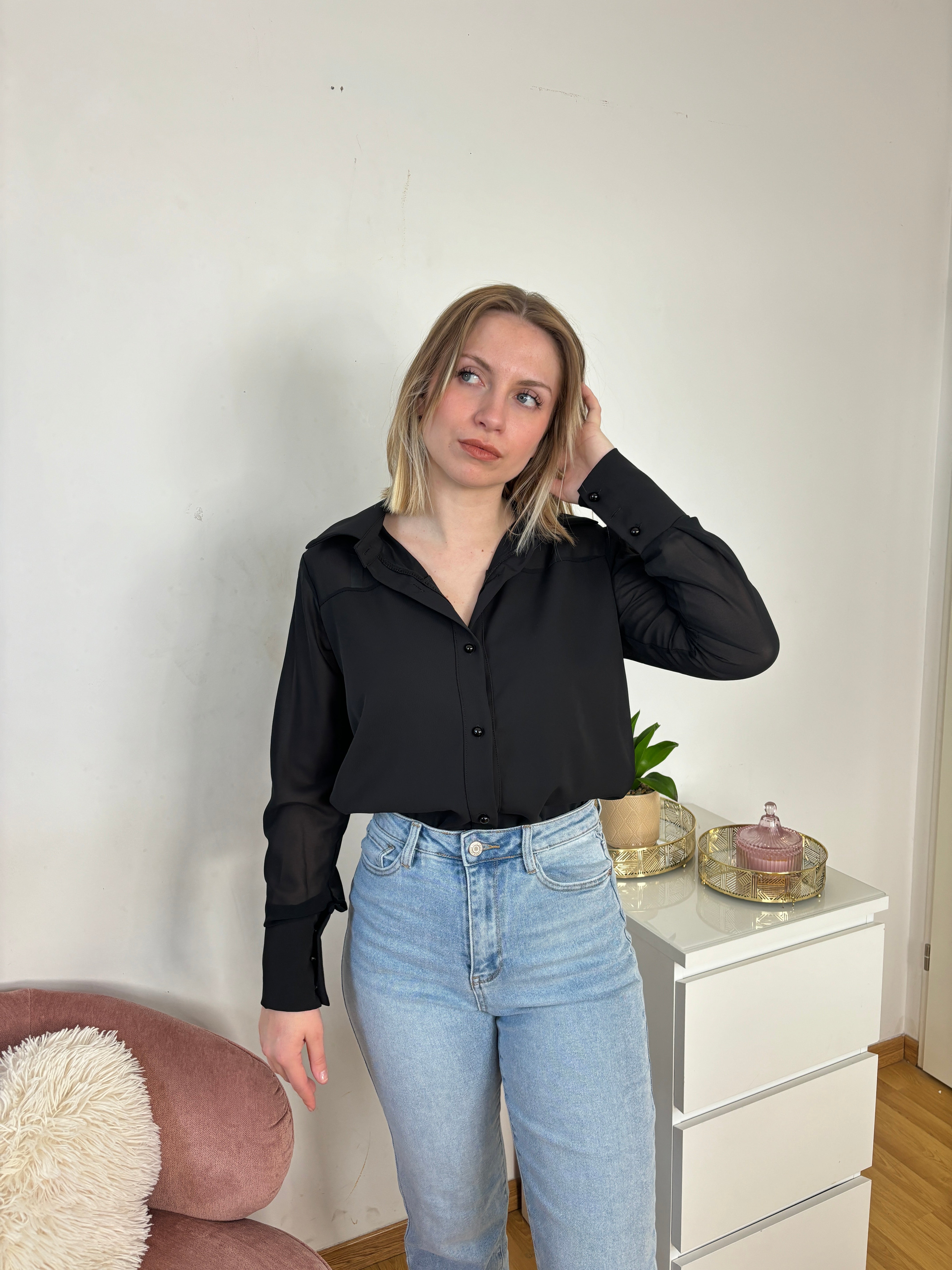 CHEMISE AMÉLIE NOIR