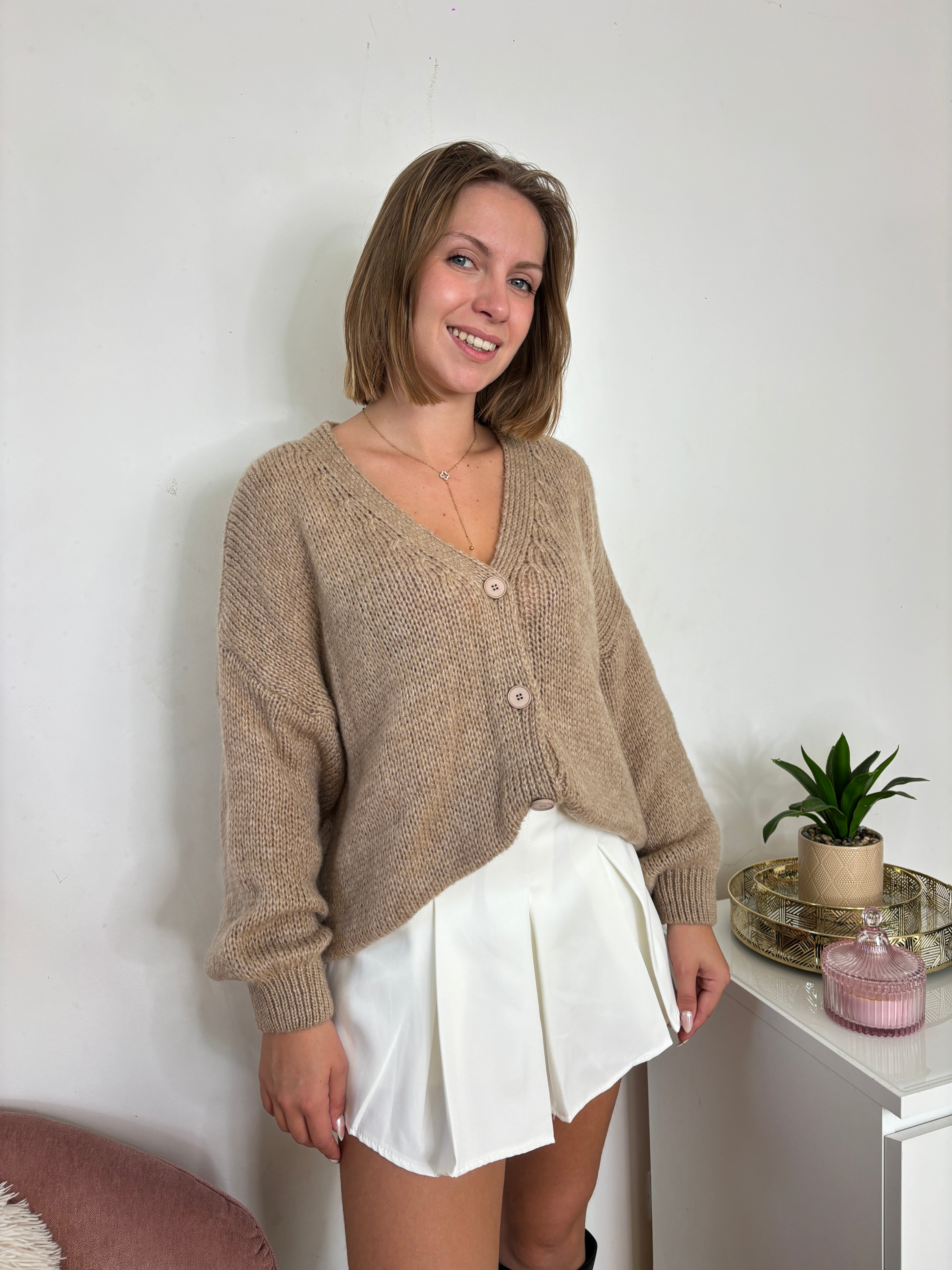 GILET MAILLE DOUX
