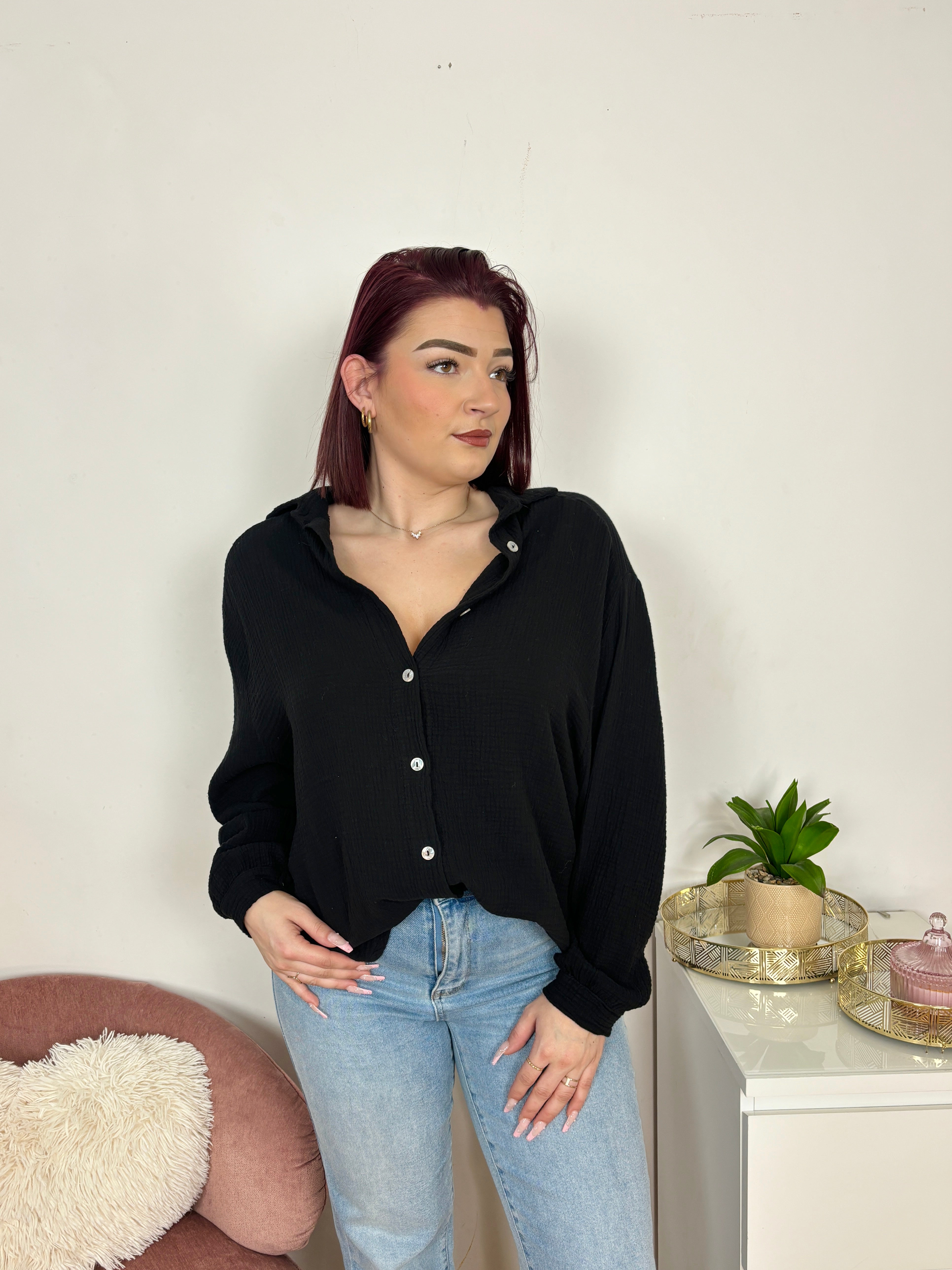 CHEMISE ALICIA NOIR