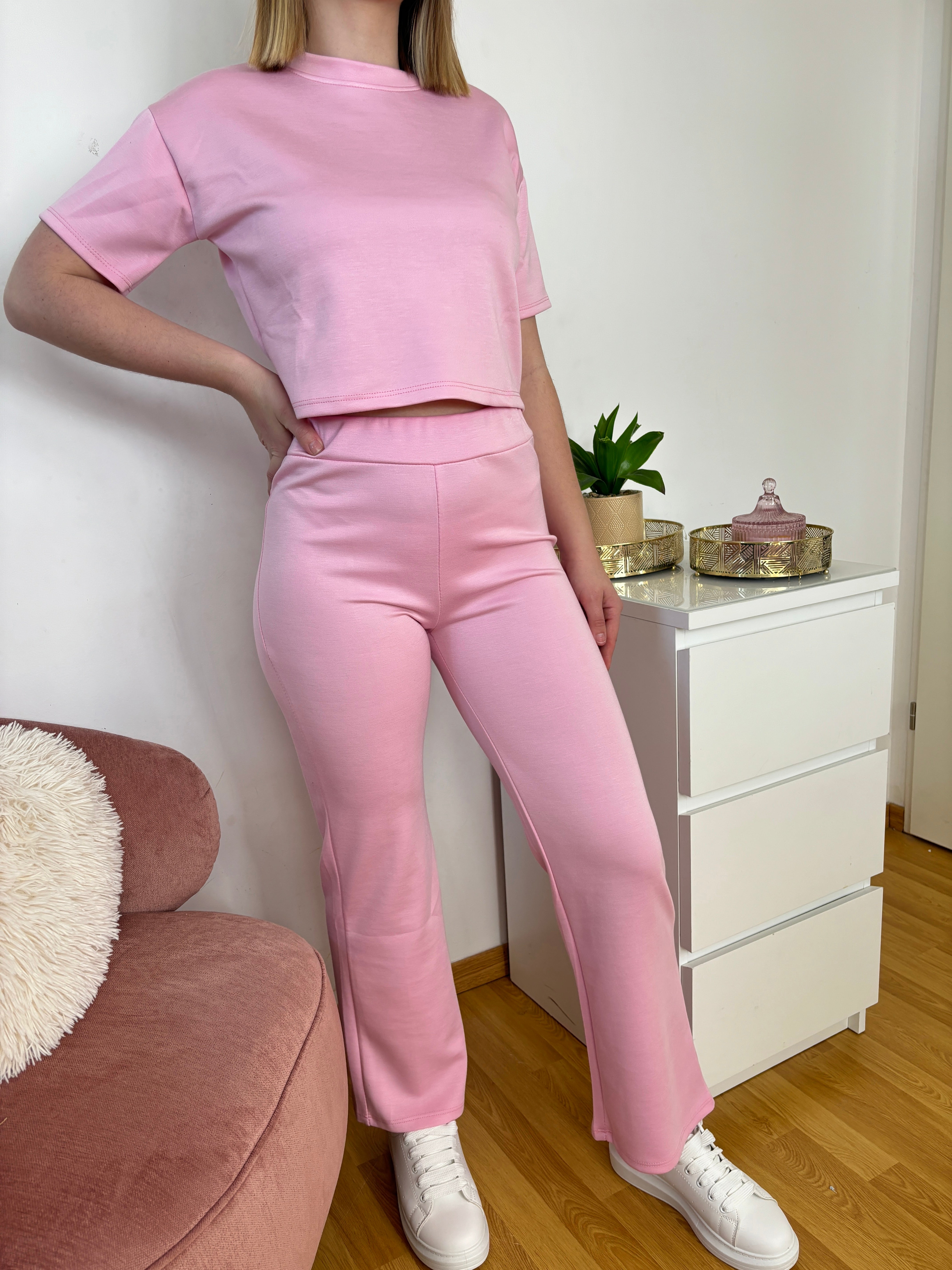 ENSEMBLE VISCOSE ROSE