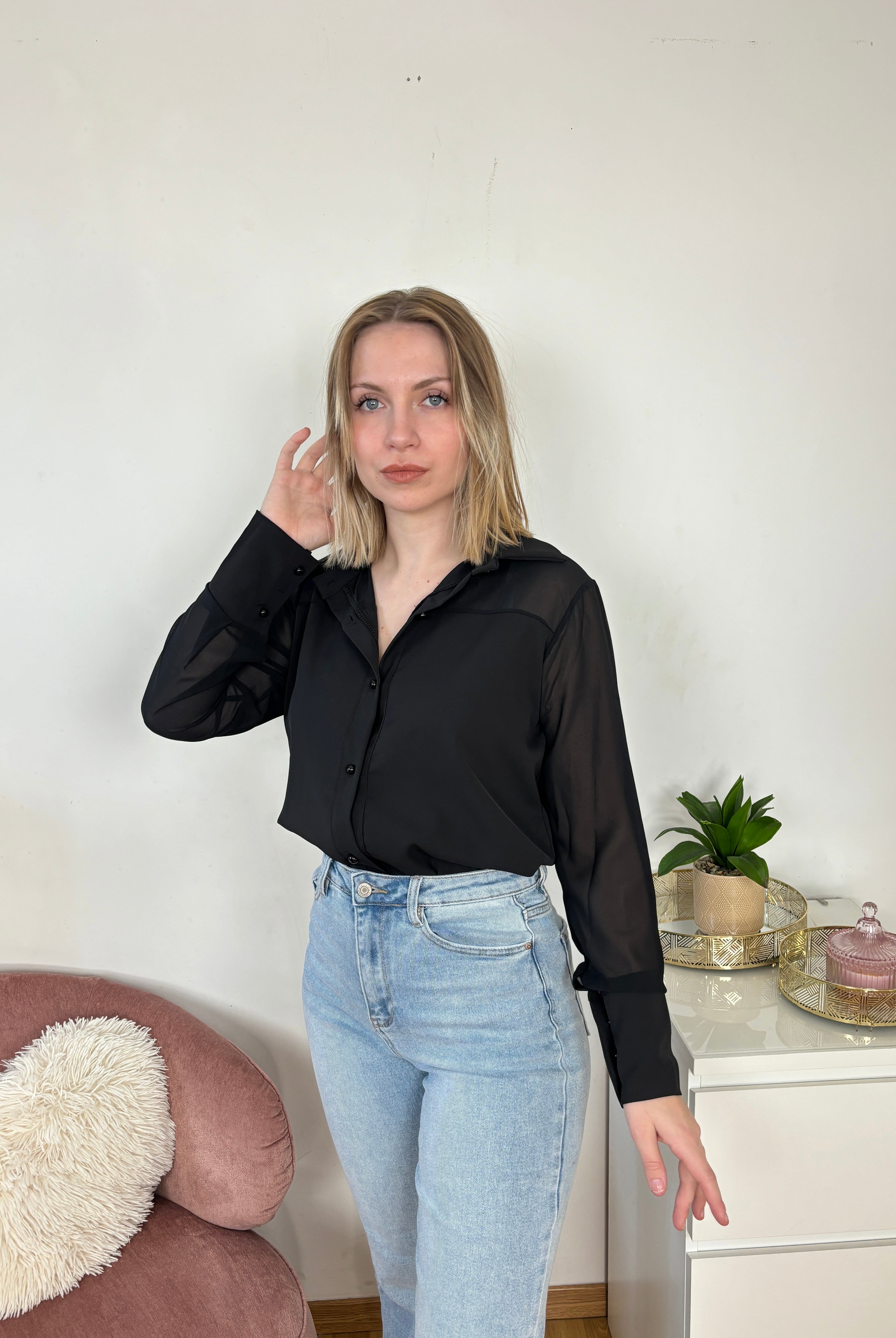 CHEMISE AMÉLIE NOIR