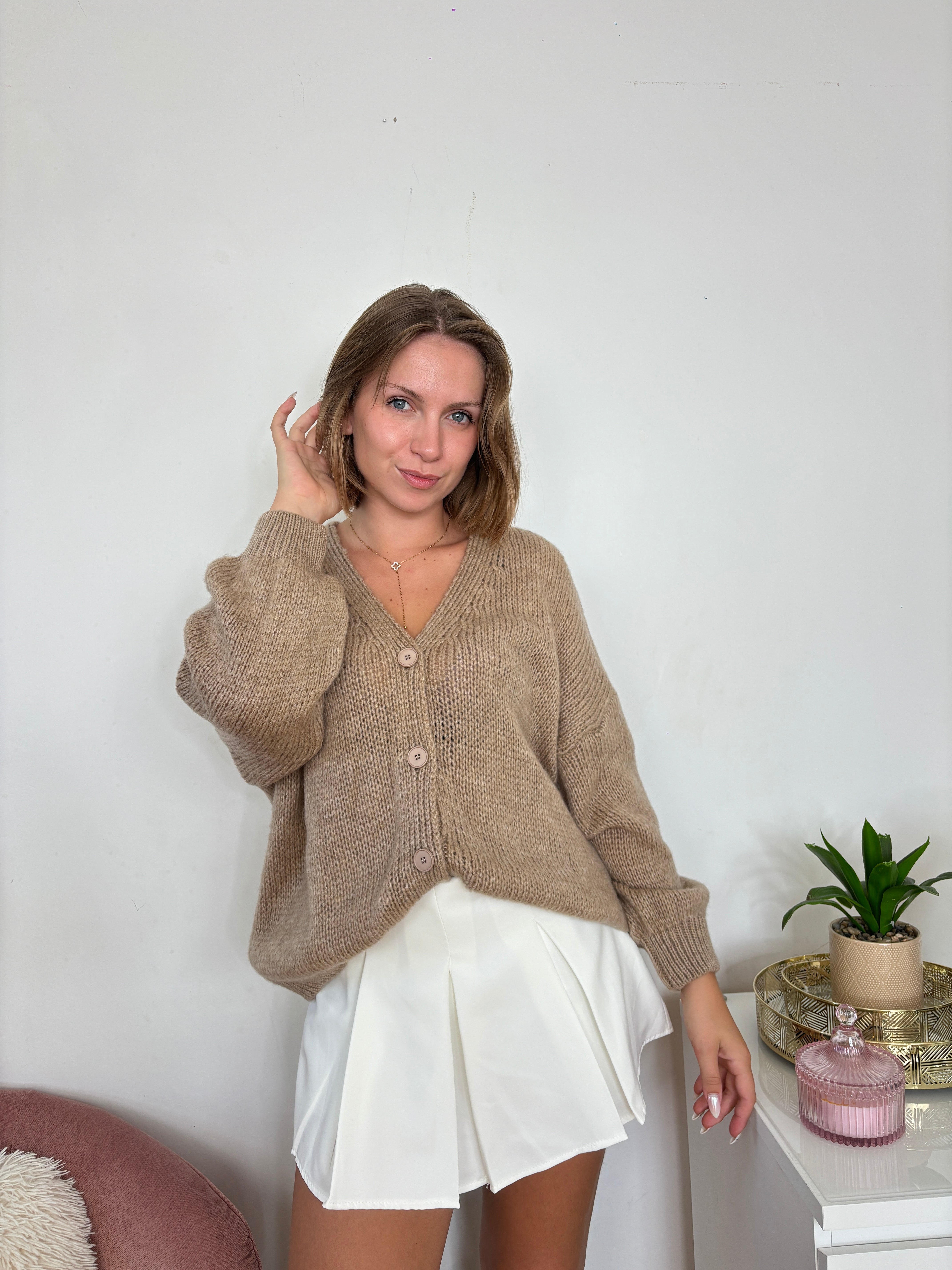 GILET MAILLE DOUX