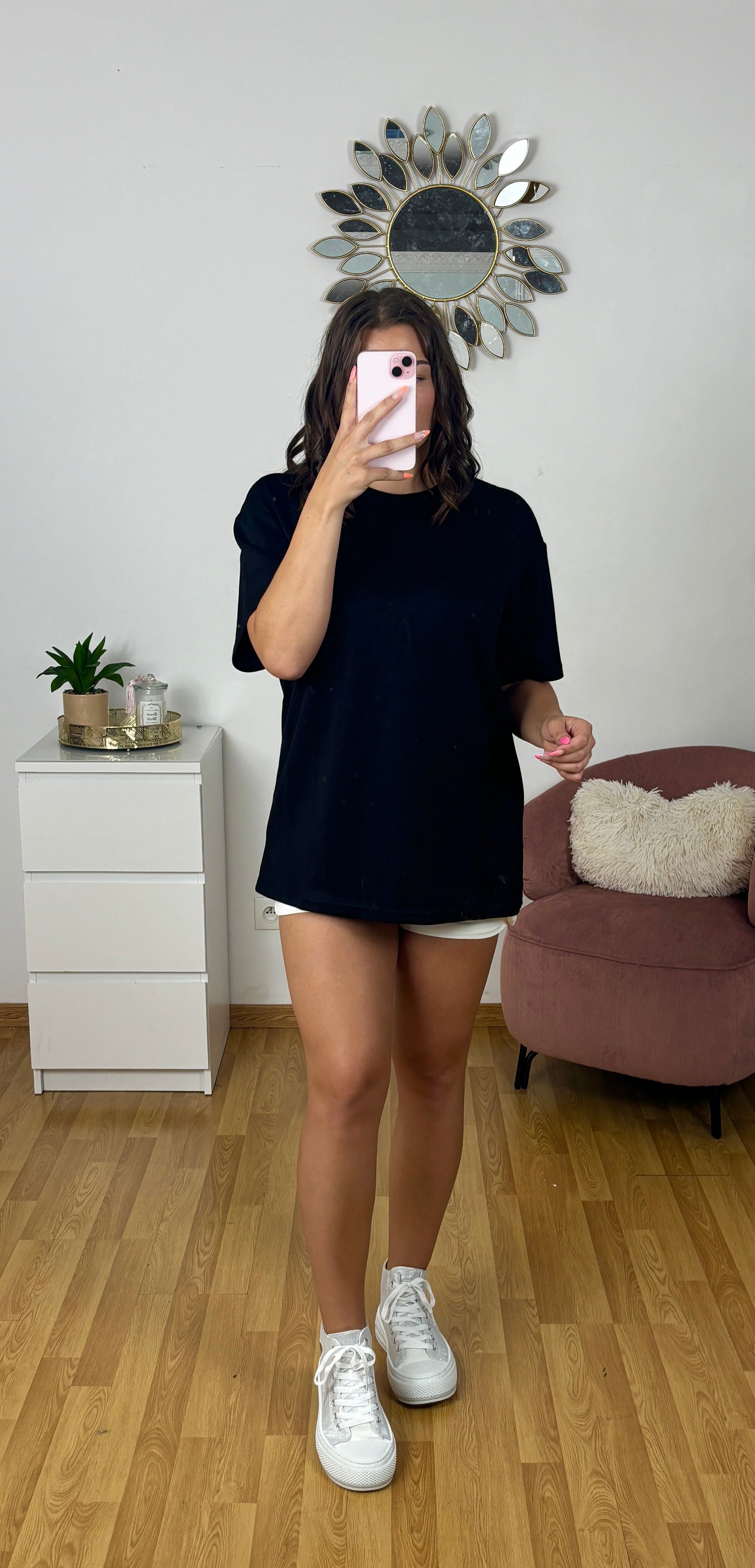 T-SHIRT SWEAT NOIR