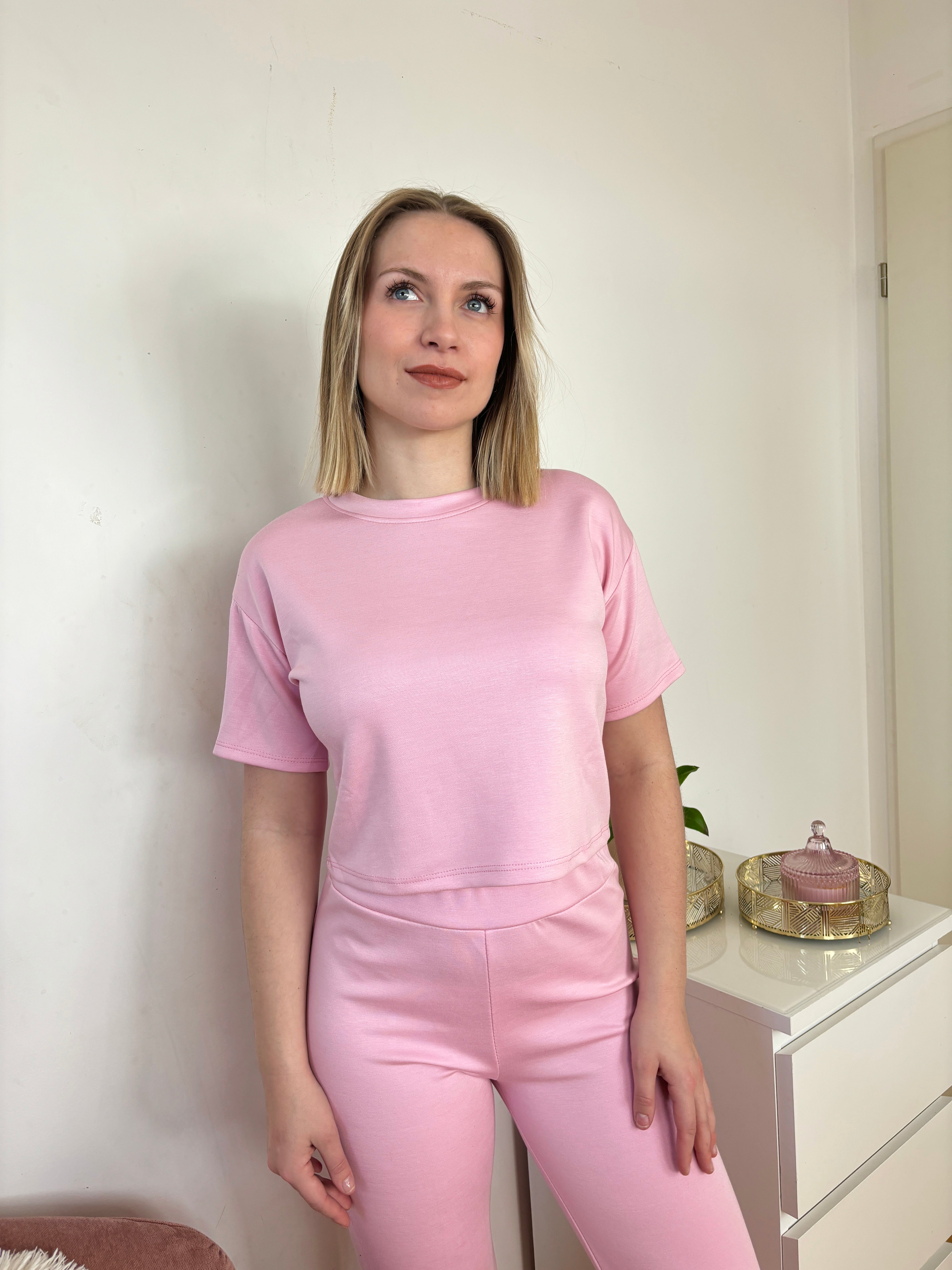 ENSEMBLE VISCOSE ROSE