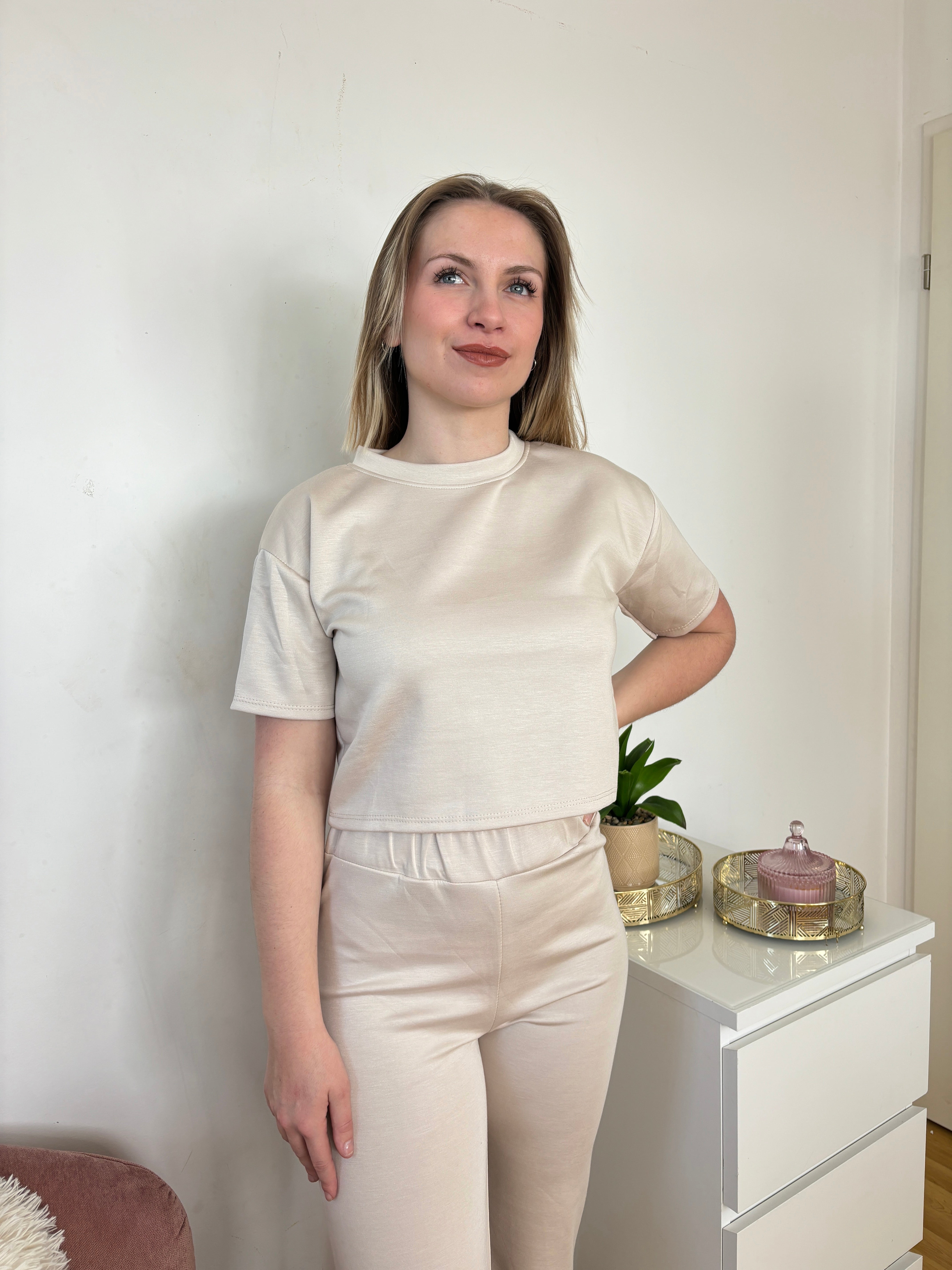 ENSEMBLE VISCOSE BEIGE