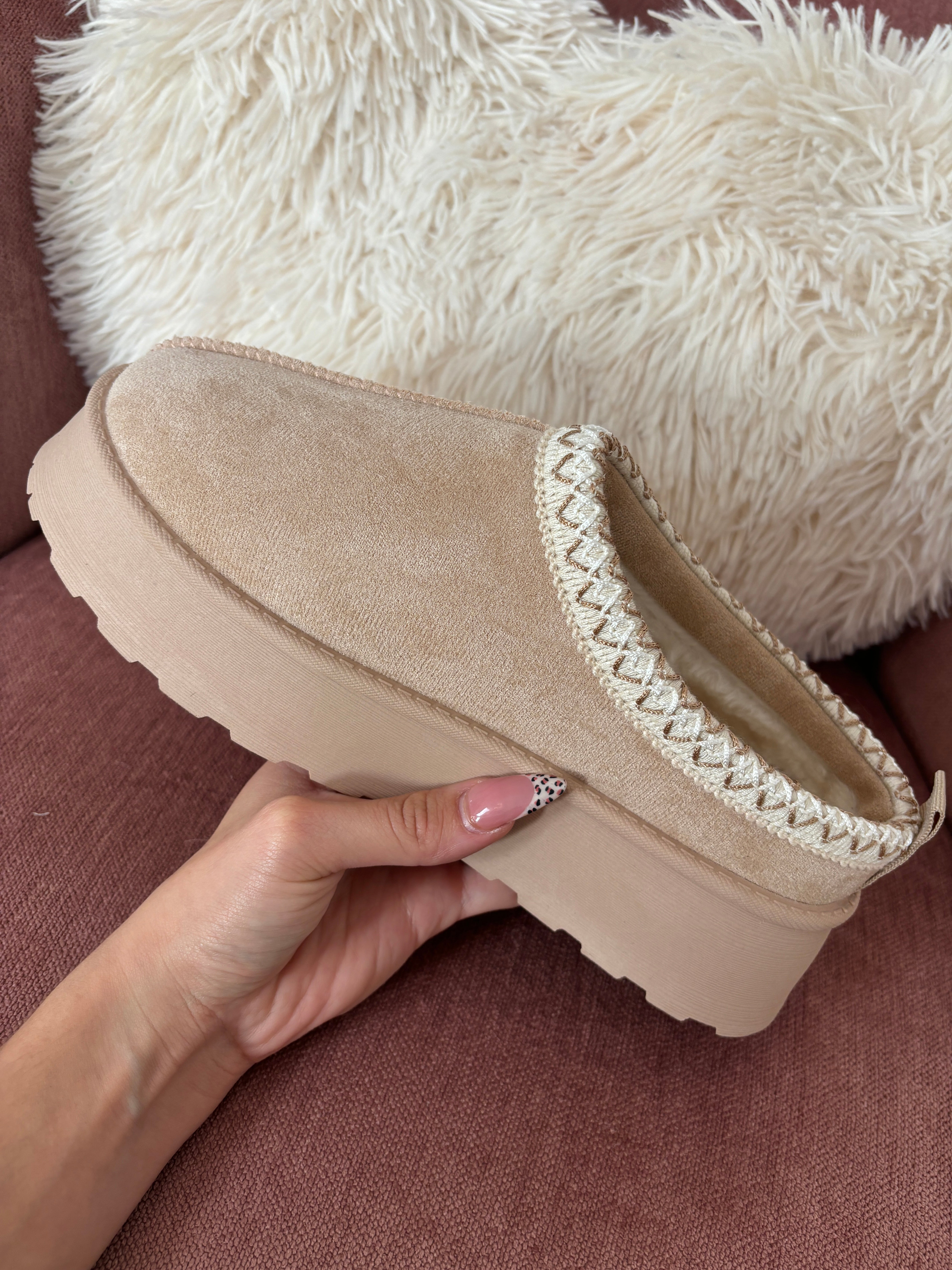 BOTTINE MOUMOUTE BEIGE