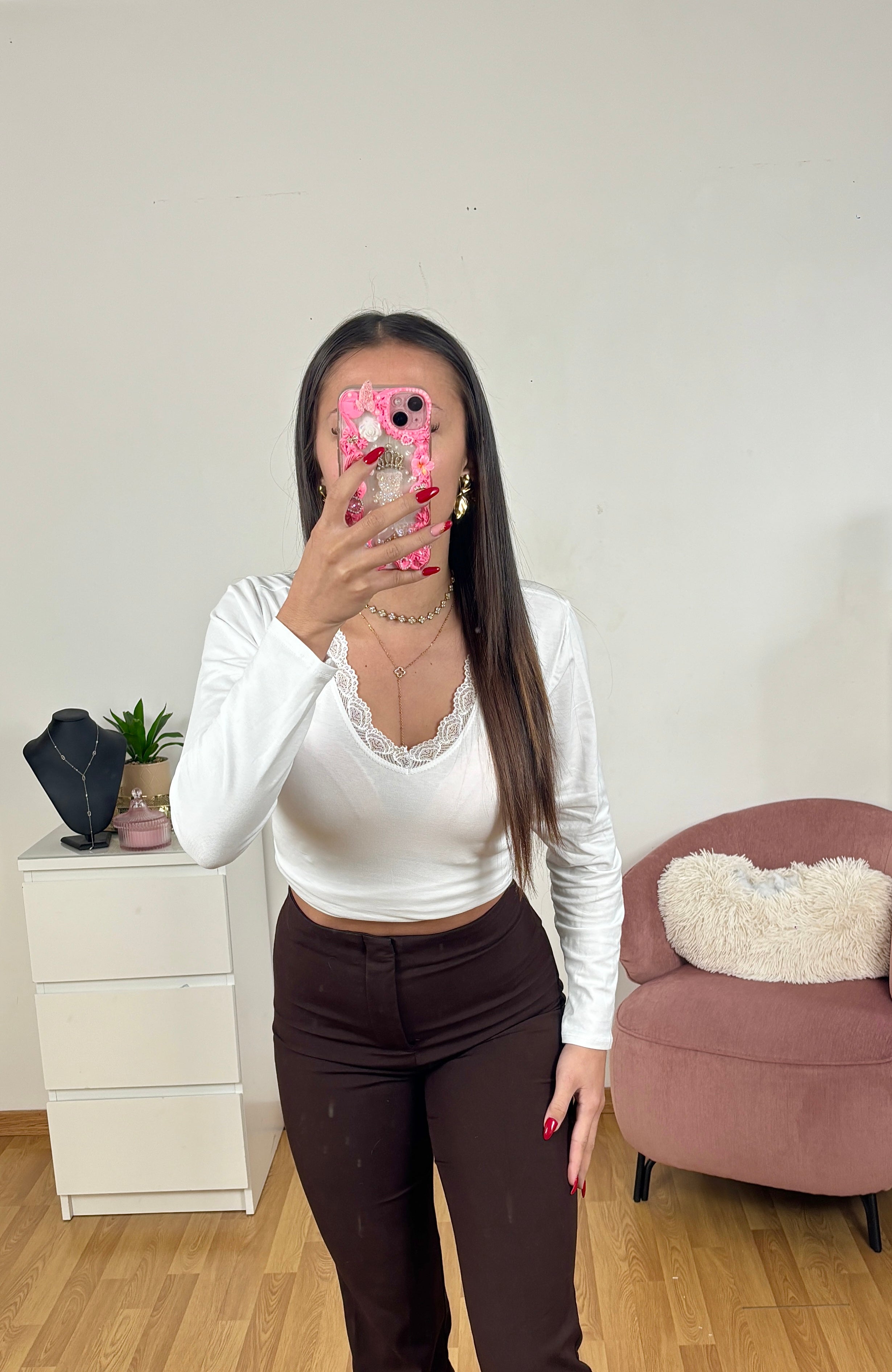 TOP COTON BLANC