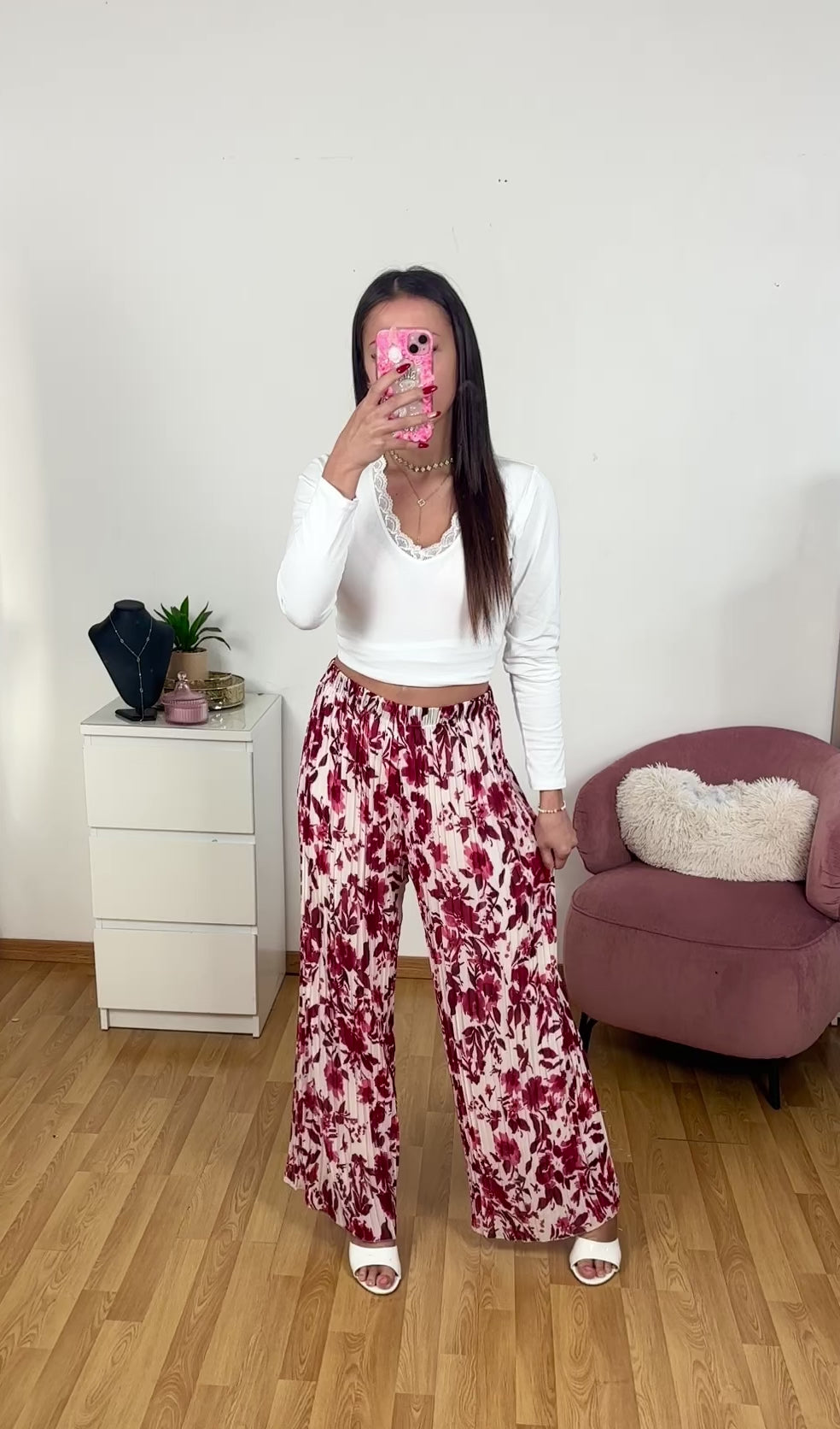 PANTALON PLISSÉ ALEXIA
