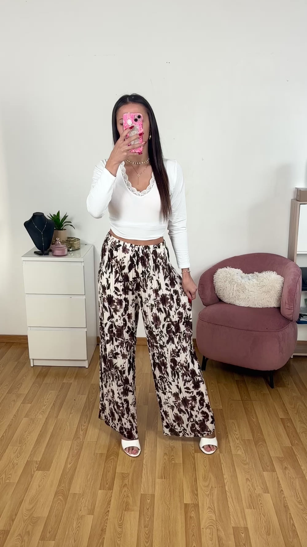 PANTALON PLISSÉ ALEXIA